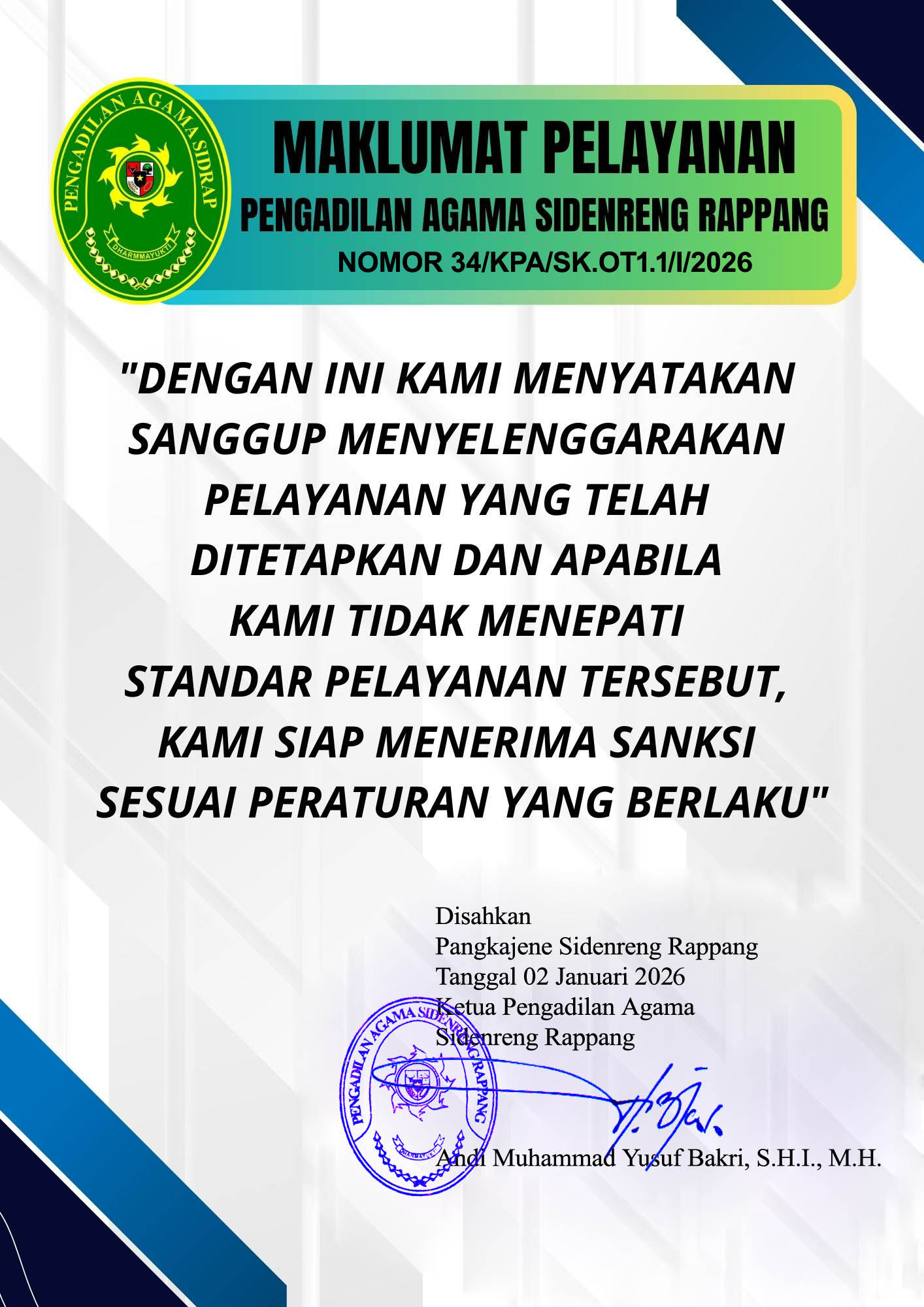 maklumat pelayanan 2025 ok